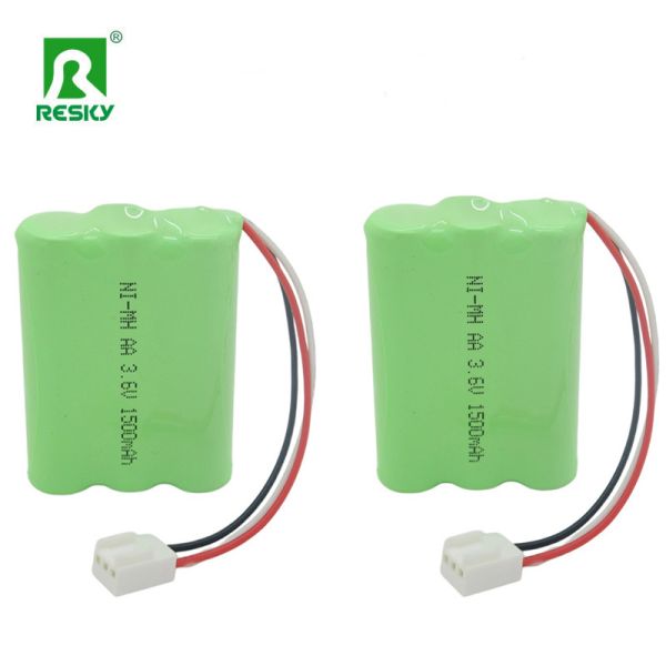 OEM Factory Ni-Mh AA 3.6V 1500mAh 500cycles Rechargeable Battery Pack for Remote Control Devices