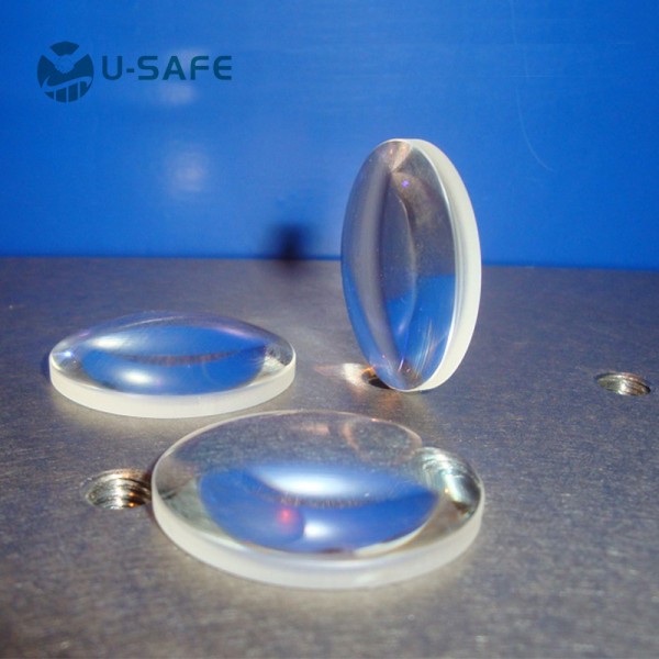 Custom Large Diameter 40 Plano Convex Lens with AR Coating and UV Quartz Material for Optical Instruments