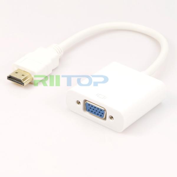 HDMI To VGA Converter Adapter Cable HD 1080P 1080P HDMI Male to VGA Female Video for PC DV