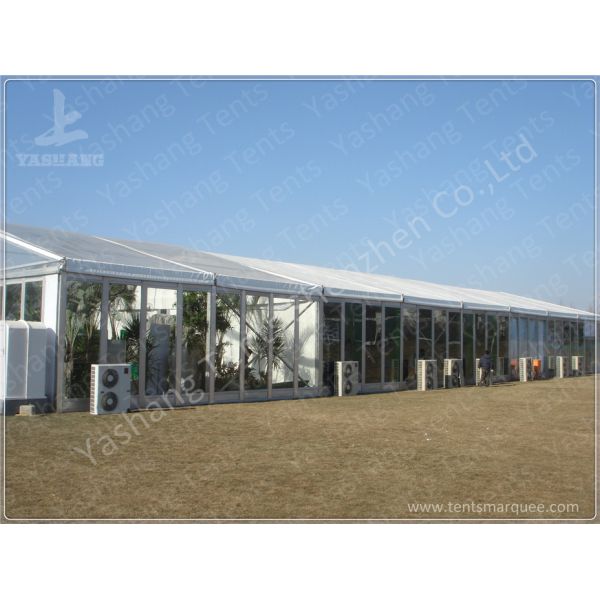 Transparent Glass Walls Clear Span Tents Waterproof Unique Marquee Hire