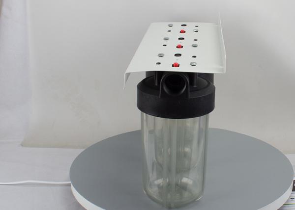 10'' big blue  whole house  water filter housings with  triple clear sump 1'' port