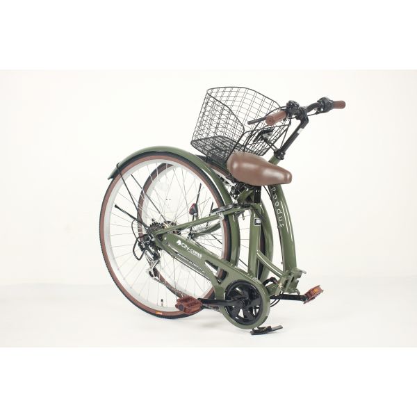 High Carbon Steel Frame Folding Road Bike For Comfortable Street Riding Folded Dimensions 26 Inch