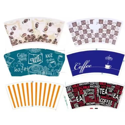 FSC Custom Size Wholesales Disposable PLA Coated Paper Cup Fan for Making Paper Cup