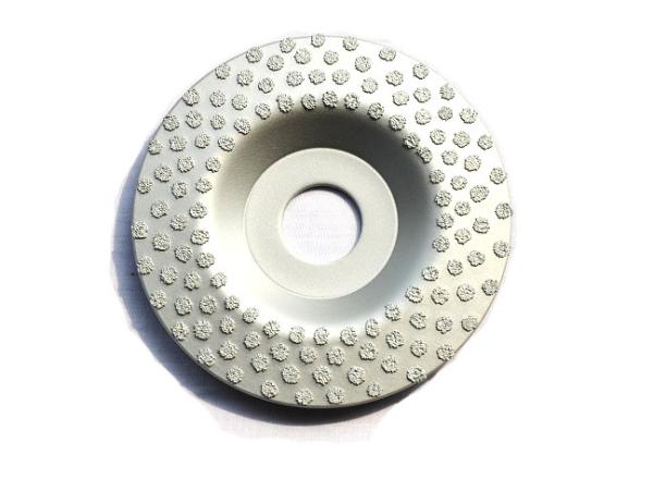 Solid Vacuum Brazed Cup Wheel Grinding Disc For Stone And Masonry