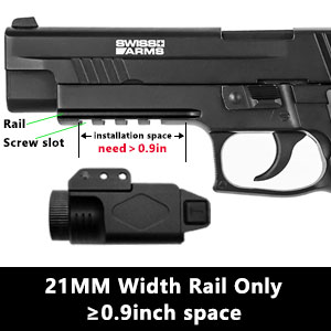 Голубой лазер корокоствольного оружия визирует тактический электрофонарь для 2 в 1 лазере оружия