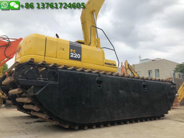 30000kg 2013 máquina escavadora usada do ano PC220-7 16m KOMATSU