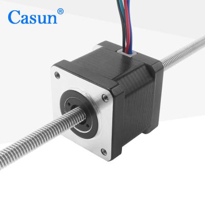 Motor de etapa linear deslizante não prisioneiro do motor 34mm Tr6.35 35mm de parafuso movimentador do Nema 14