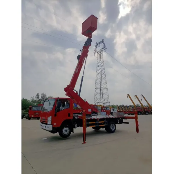 Isuzu 24m Hydraulic Aerial Work Truck, Aerial Work Lifting Truck, Telescopic Folding Arm Hydraulic Lifting Truck, Factory Price for Sale