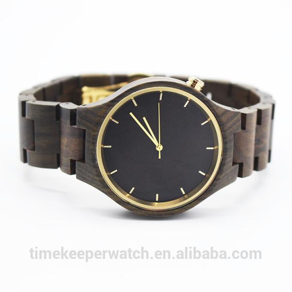 wholesale wood watches ,made in china ,stainless steel case back ,high quality wood watches 2016
