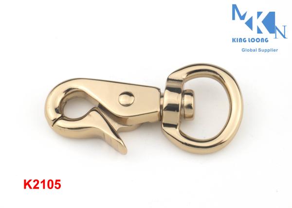 OEM ODM Brass Bag Snap Hook Zinc Alloy Swivel Eye Snap Hook For Purse