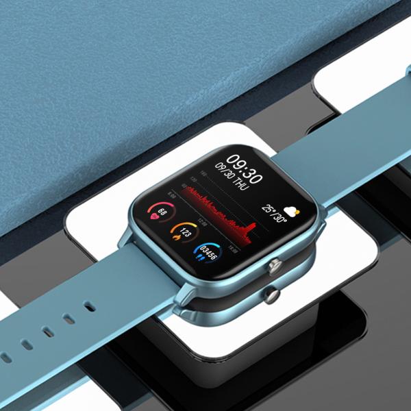 BT4.0 P8 Heart Rate Blood Pressure Oxygen Watch , Gel Band Watch For Xiaomi Phone