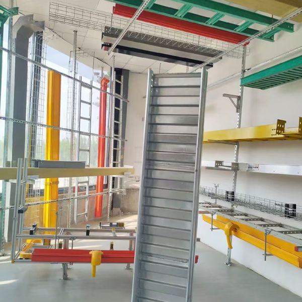 Clasificación de resistencia al fuego de la clase A bandeja de cable de acero moldeado 50 mm 1000 mm altura 25 mm 150 mm