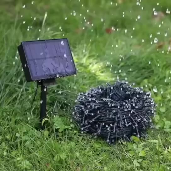 Outdoor Decorative Lighting Waterproof Solar String Lamp for Garden Christmas Tree