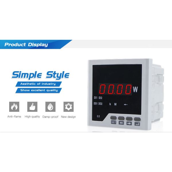 Factory Price Optical Zigbee Power Meter 96*96mm RH-P31 Digital Single Phase Active Power Meter