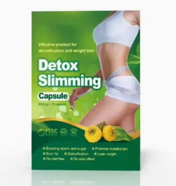 Detox Slimming Capsules Supplement for Weight Loss and Detox Boosts Metabolism Enhances Energy
