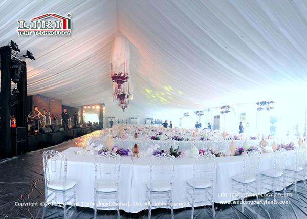 Barracas luxuosas do casamento da tampa colorida 20x50m fáceis ao desmontado