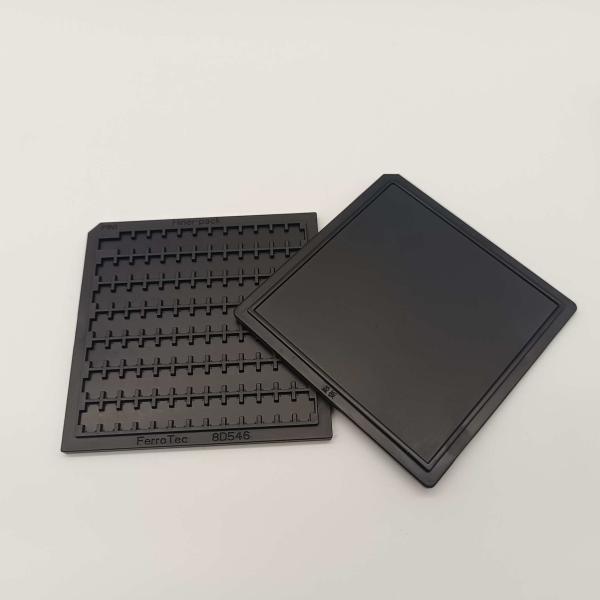 ROHS Black Plastic Waffle Pack Chip Trays For Bare Die