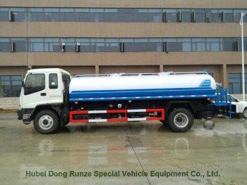 ISUZU water truck 190-240HP FVR 10,000Litres-14000Litres with  spraying monitor