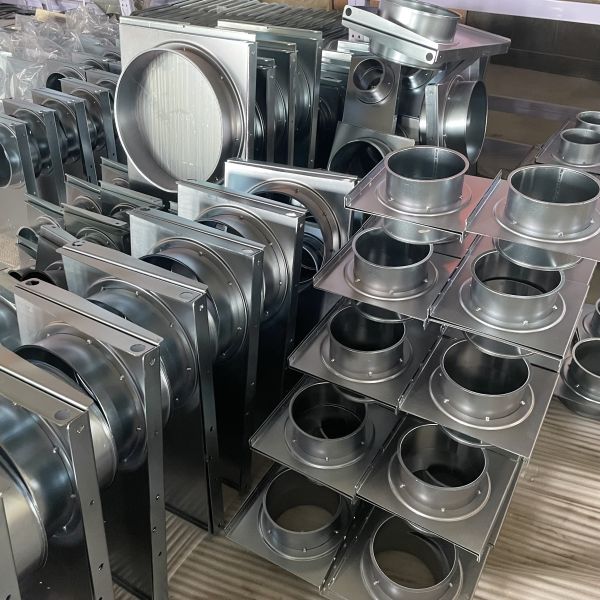 Локоть стали углерода 90 градусов проштемпелевал компоненты для системы вентиляции