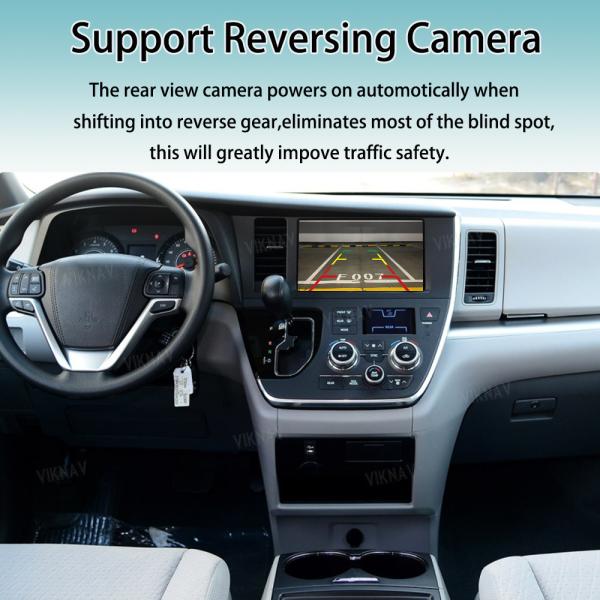 Viknav Linux システムデコーダーボックス Apple Android 無線自動カープレイ Toyota Sienna 2015-2017