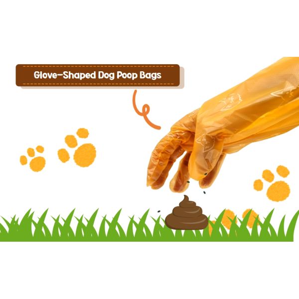 100% Compostable Cornstarchbags, Biodegradable Dog Poop Bags, Gloves Eco Friendly Pet Waste Bag, Doggie Poo, Extra
