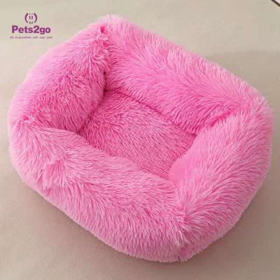 Multi cor confortável S L cama de M Plush Dog Pillow