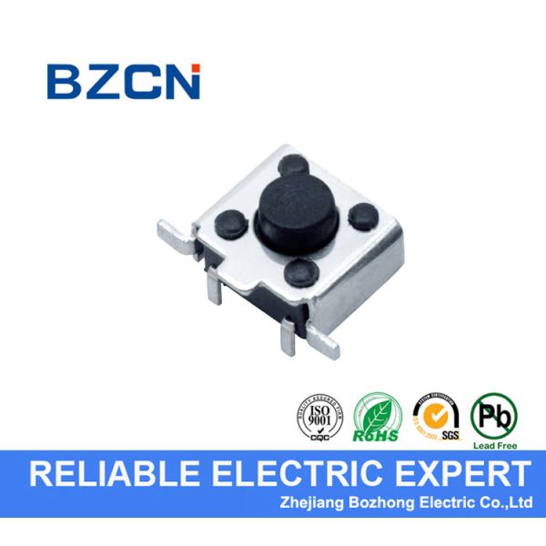 High Temperature Resistance Momentary Tactile Switch SMD Soldier Type Vertical Press