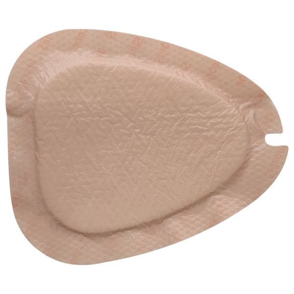 Large Waterproof Silicone Wound Dressing With Gentle Border For Bed Sore Leg Ulcer