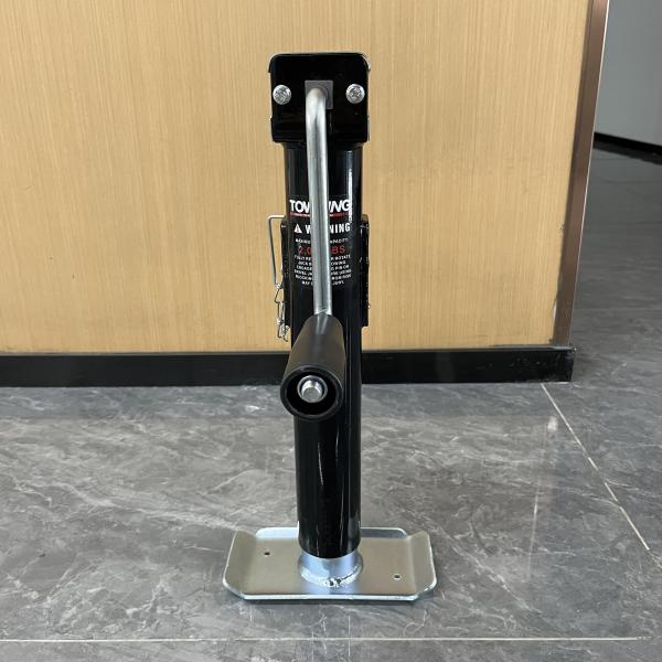 Pipe Mount Swivel Trailer Jack Stands 2,000lbs Capacity Side Wind