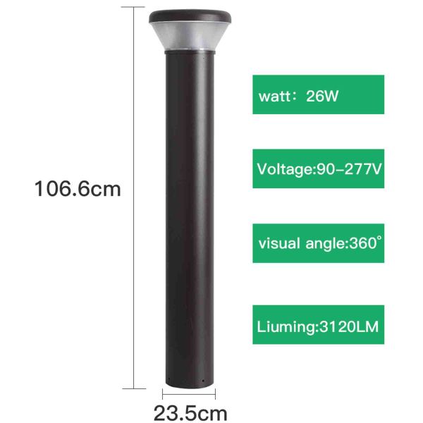 Декоративные коммерчески света сада пала СИД 115LM/W
