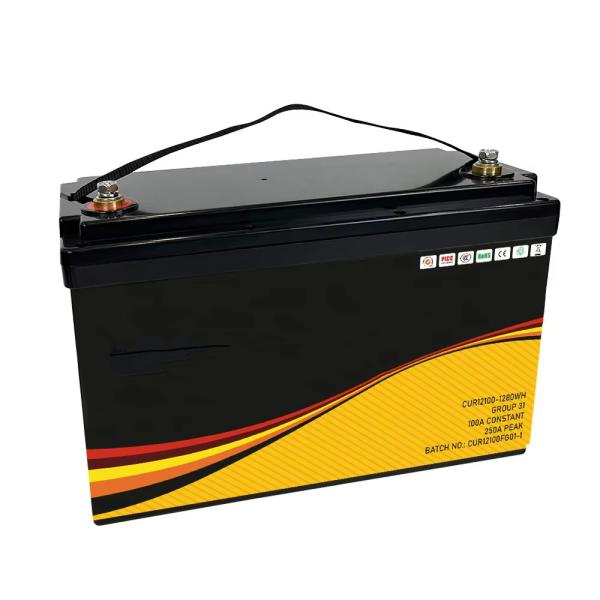 Lifepo4 Ion Lithium RV batterie BMS Bluetooth 25,6v 100ah 125ah 150ah