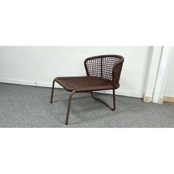 Restaurant PE Boho Rattan Coffee Table Coffee Aluminum All Weather Wicker Patio Table Chair