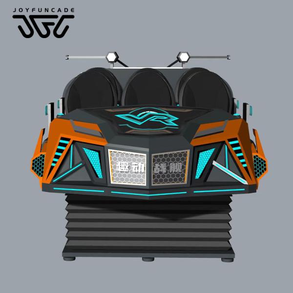 Nave de batalla para 6 jugadores 9D VR Equipo de entretenimiento de cine Multijugador VR Nave espacial para parques temáticos