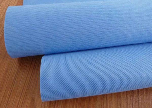 Eco-friendly Non Woven Fabric 45gsm PPE Protection for  Disposable Isolation Gown