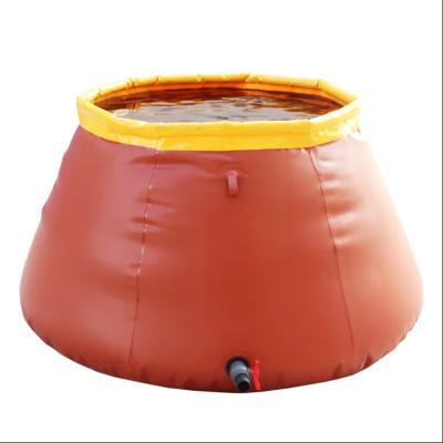 Réservoir d'eau en PVC en forme d'oignon, pliable et flexible pour lutter contre les incendies