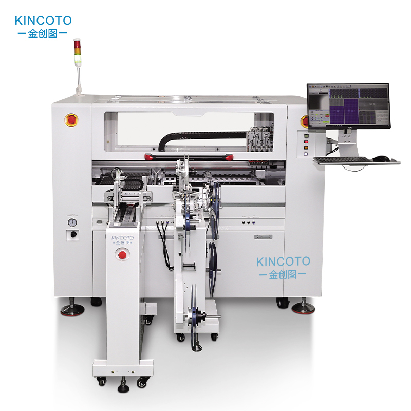 KA3000-GS6 Automatic Tray & Tape Integrated IC Programmer 3500UPH Universal Tape Reel Chip Burning Machine With Dual CCD Vision Alignment
