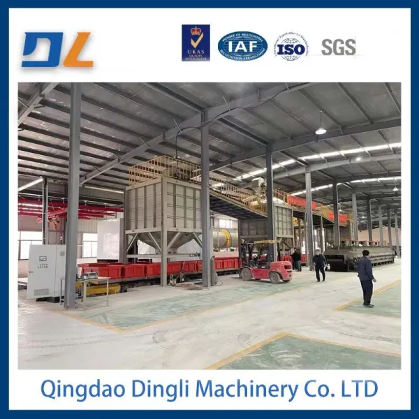 Steel Shot Box Casting Production Line