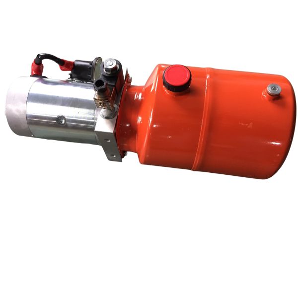 Unidad anaranjada de la energía hydráulica del acuerdo de DC del tanque de acero 6L para el remolque de la descarga