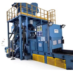 Cleanliness Sa2.5-3.0 Wire Mesh Shot Blasting Machine With Noise Level Below 90
