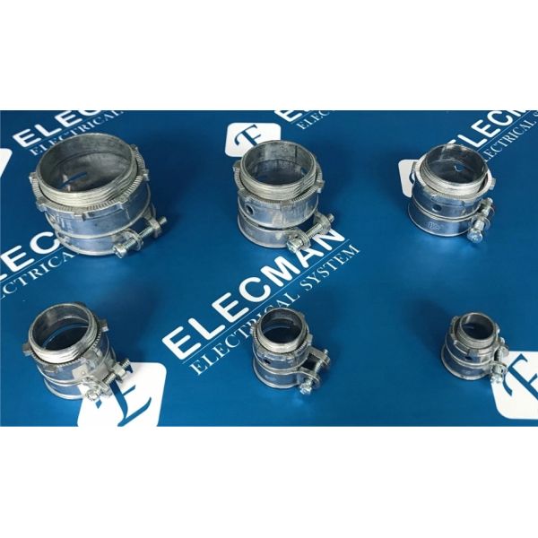 Цинк соединитель коробки выжима 3/4 дюймов прямой тип соединитель гибкого трубопровода