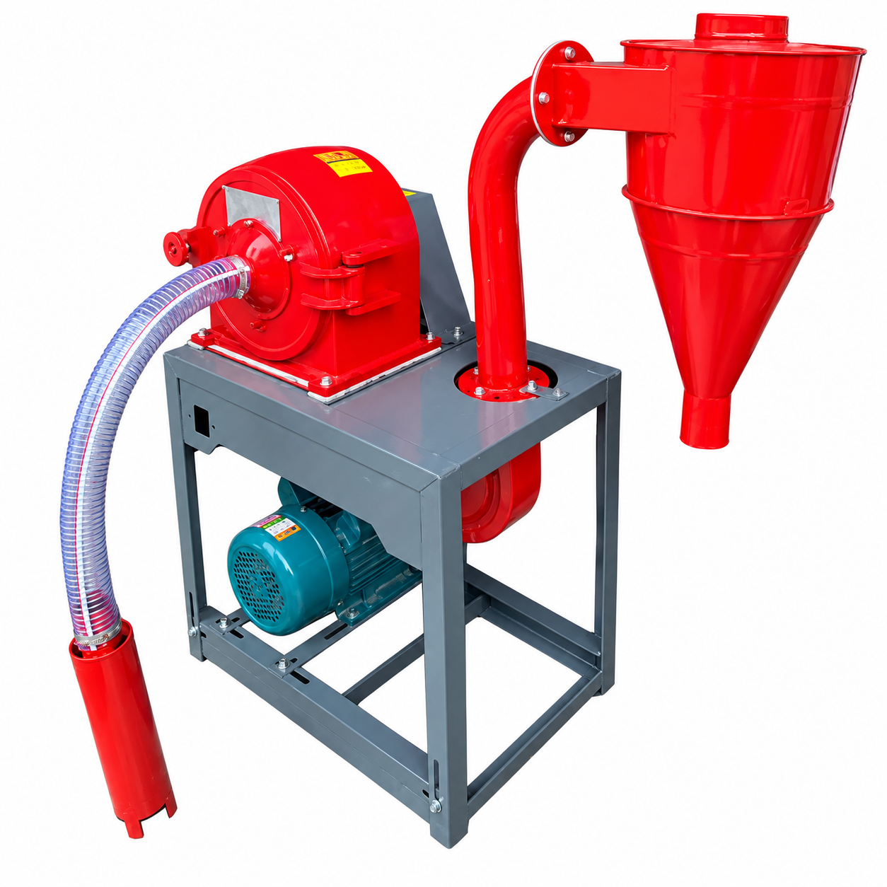 Self Priming Grain Crusher Machine Automatic Hammer Mill For Feed Grinding
