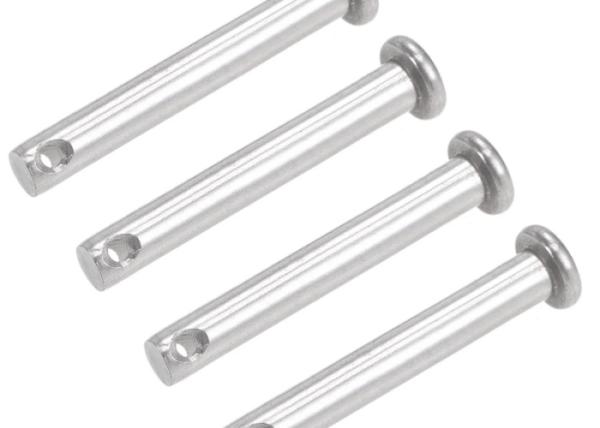 Carbon Steel Galvanized Clevis Pins Gr4.8 Gr8.8 Iron With Head ISO2341 High Precision