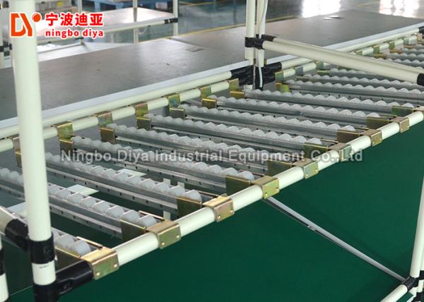 U Type Heavy Duty Workbench Simple Operation With Customized Roller Track