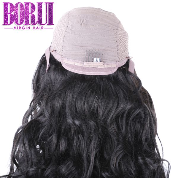 4*4 Lace Closure Wig , Pre Plucked Body Wave Lace Wig 250% Density Soft