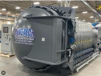 Autoclave industrial composto de alta pressão para comprimento efetivo de 1 a 15 m