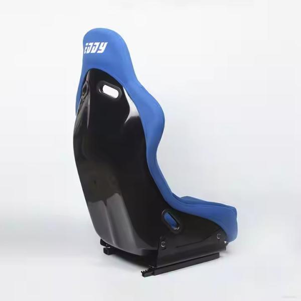 EDDYSTAR Luxury Blue Soft Bucket Assento de corrida Cadeira personalizada de carro de corrida