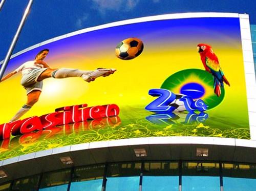 High Resolution SMD Outdoor Full Color LED Display P8 RGB Wide Viewing Angle