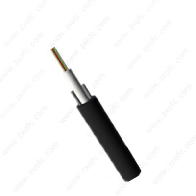 Uni Tube Aerial Multimode Fiber Optic Cable 12 Core Full Dry GYXY FTTH