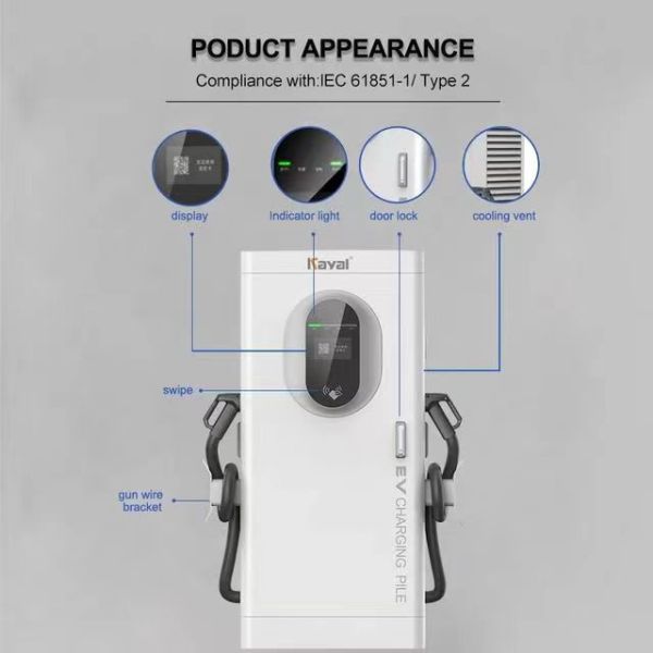 OCPP1.6j Ethernet 4G WiFi 240kW Fast DC Charging Station CCS2 Connectors