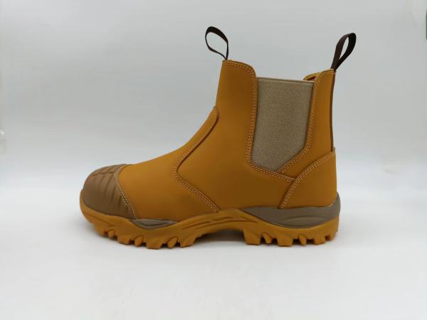 OEM Microfiber Leather Safety Boots  Steel Toe Kevlar Safety Shoes EVA Sole Work Shoes Security Work Boots